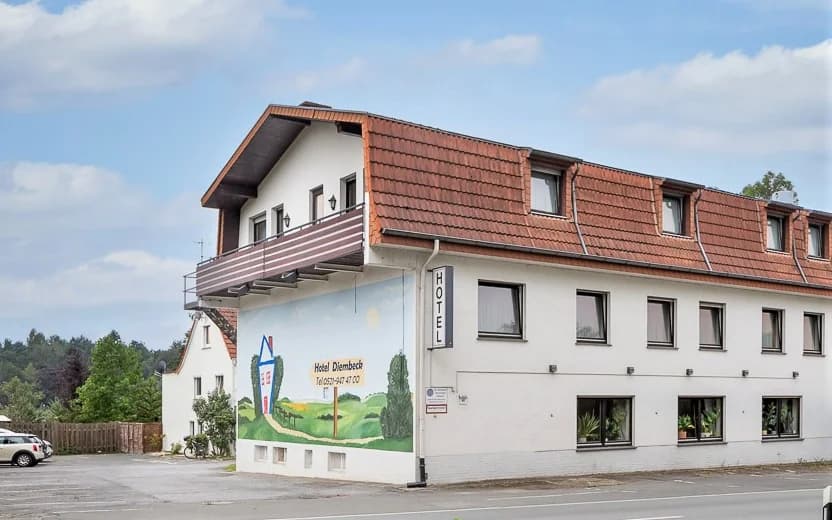 Außenansicht Parkhotel Alex in Bielefeld